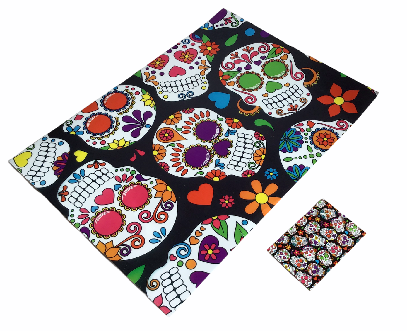 Sugar Skulls Wrapping Paper And Gift Tag - Horror Shop FX