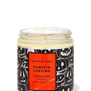 Pumpkin Carving Single Wick Candle