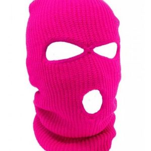 Neon Pink Ski Mask