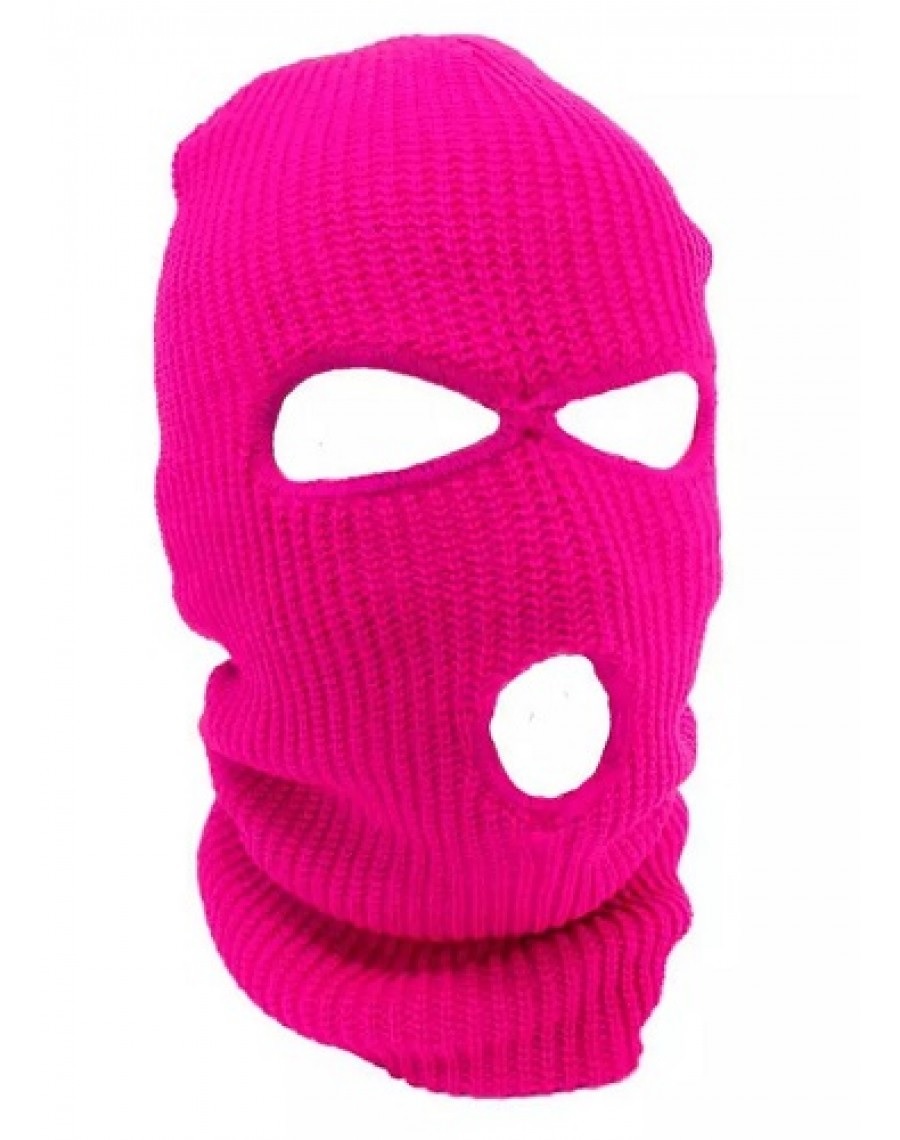 Neon Pink Ski Mask - Horror Shop FX