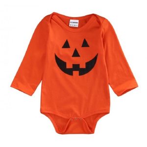 Pumpkin Baby Romper Costume
