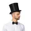 Black Stovepipe Top Hat