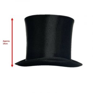 Black Stovepipe Top Hat Size