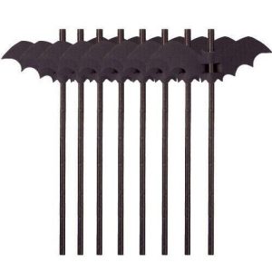 Bat Paper Straws