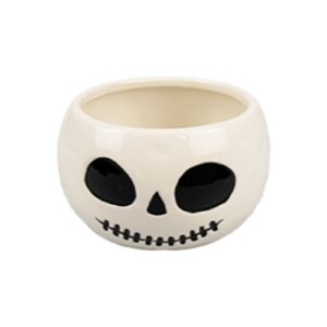 Skull Stoneware Bowl