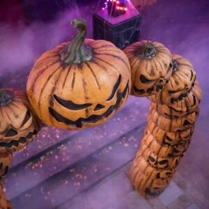 Jack O Lantern Pumpkin Arch Top
