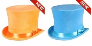 Lloyd Christmas Orange Felt Top Hat From Dumb & Dumber - Costume Accessory, One Size