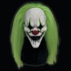 Ringmaster Clown Mask Green Half Face