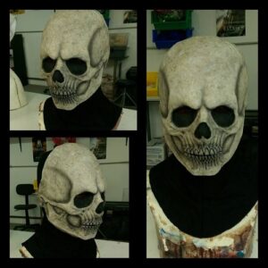 Kharon Skull Silicone Half Mask 3 Views