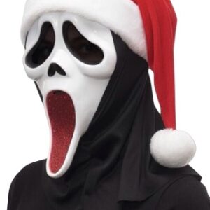 Ghostface Glitter Santa Mask