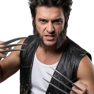 Mutton Chops Sideburns Black Wolverine