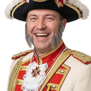 Mutton Chops Sideburns Grey Major