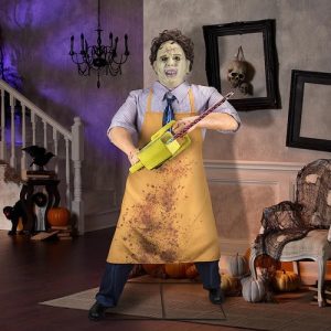 Leatherface Animated Prop Scene