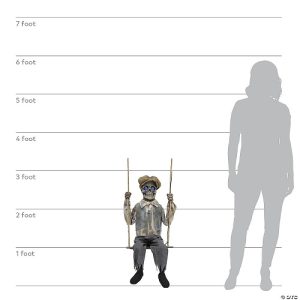 Swinging Skeletal Boy Prop Sizes