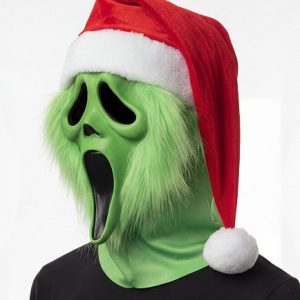 Ghostface Grumpy Santa Mask Side