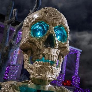 4.5FT LED Skelton Groundbreaker Close Face