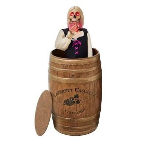 Cabernet Casualty Pirate And Wine Barrel