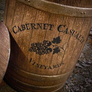 Cabernet Casualty Wine Barrel