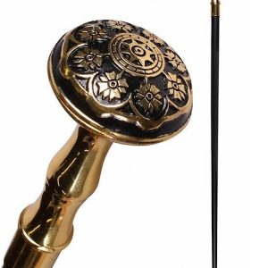 Gold Topped Walking Cane Thetru