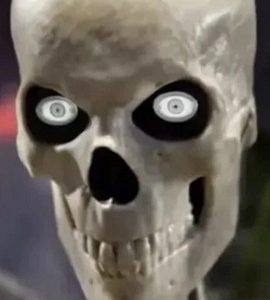 3FT Skeleton LED Animated Prop Head
