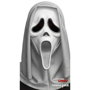 Ghostface Silver Glitter Mask