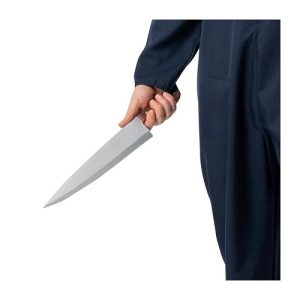 Butcher Knife Foam Prop In Hand